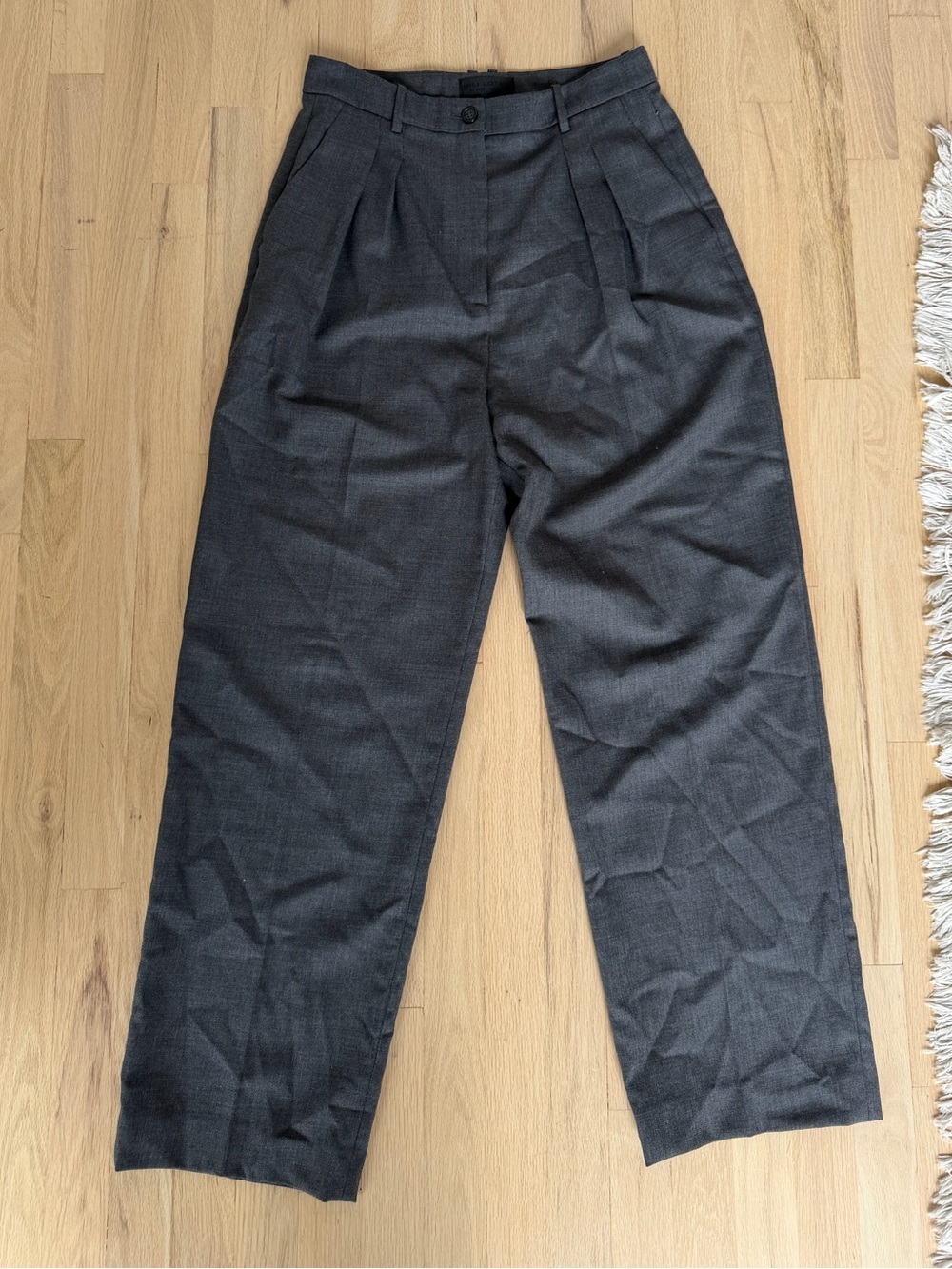 Nili Lotan Charcoal Trousers
